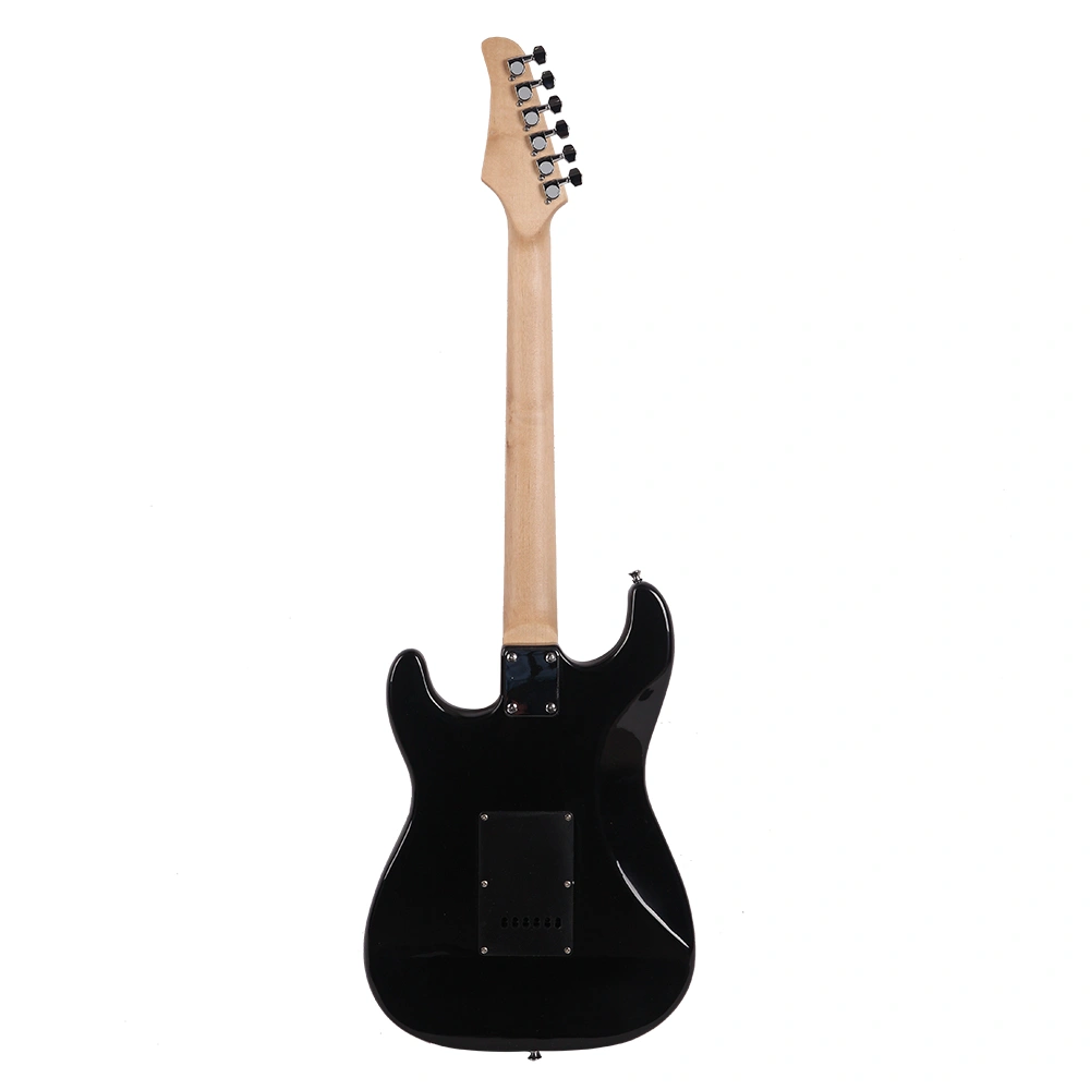 ST Stylish Electric Guitar with Black Pickguard Black view 6