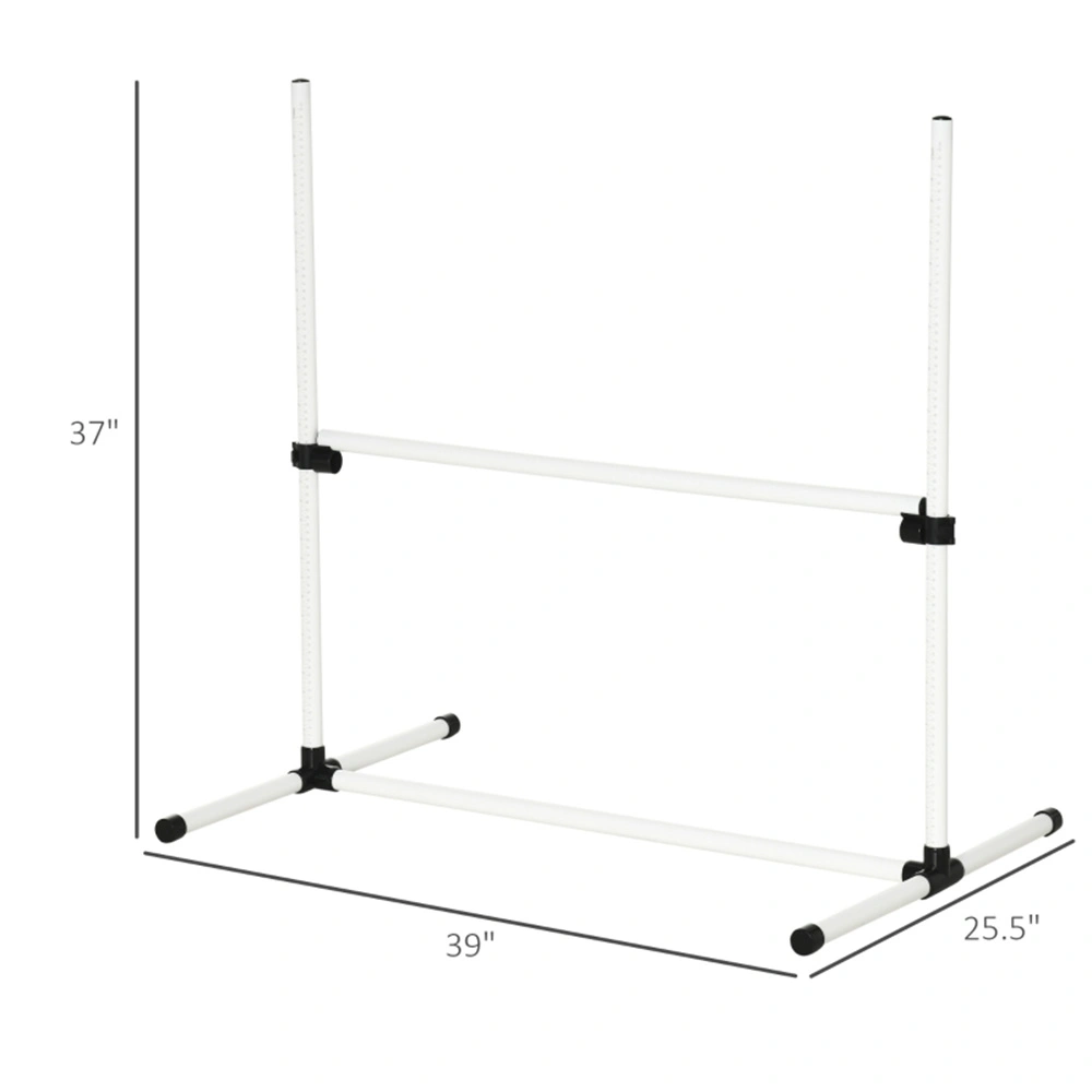 Dog Agility Training Equipment Set, Professional Outdoor Obstacle Course for Dogs, Cones Jumps & Weave Poles view 3