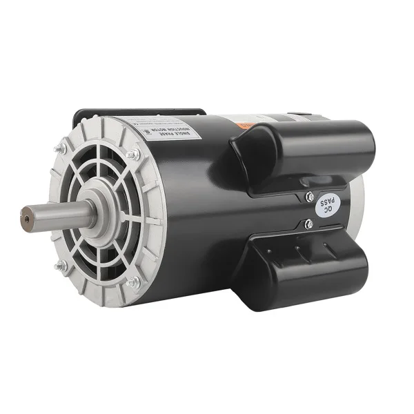 Air Compressor 5HP Compressor Duty Motor 7/8" Shaft 3450RPM 21A 56 Frame CCW view 2