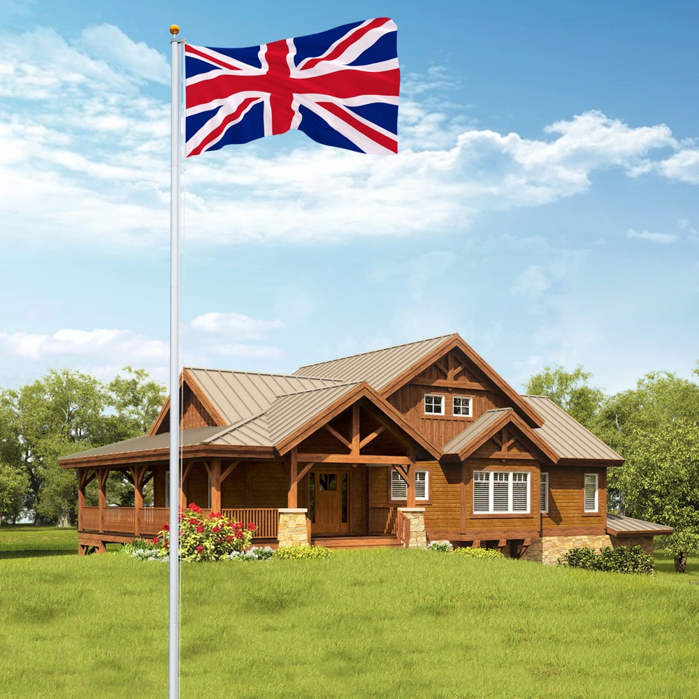 5.1*5.1*750cm Aluminum Alloy Splicing Flagpole Adjustable And Retractable Courtyard Outdoor Flagpole view 9