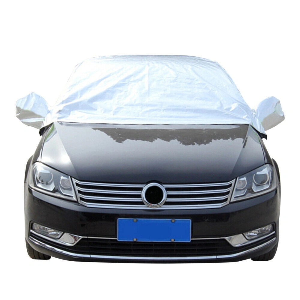 Universal Half Car Cover Top Roof UV Sun Rain Protector Waterproof Outdoor 190T Polyester view 2
