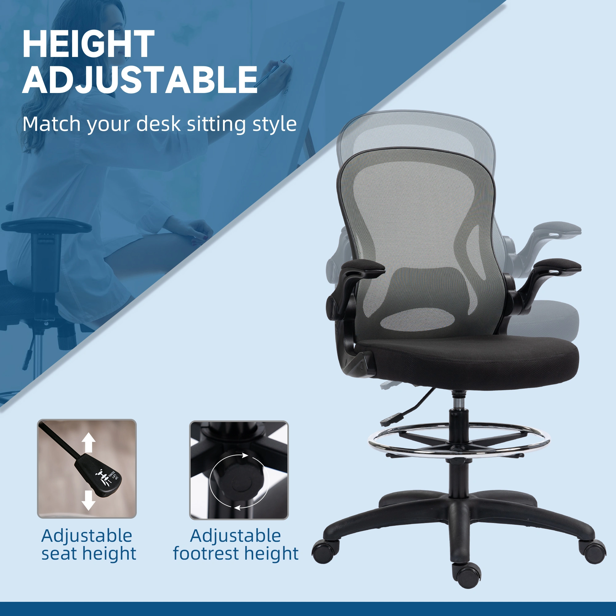 Riser Recliner Chair - Power Lift Recliner with USB Charging, Pocket Spring Seat for Elderly Small Space view 3