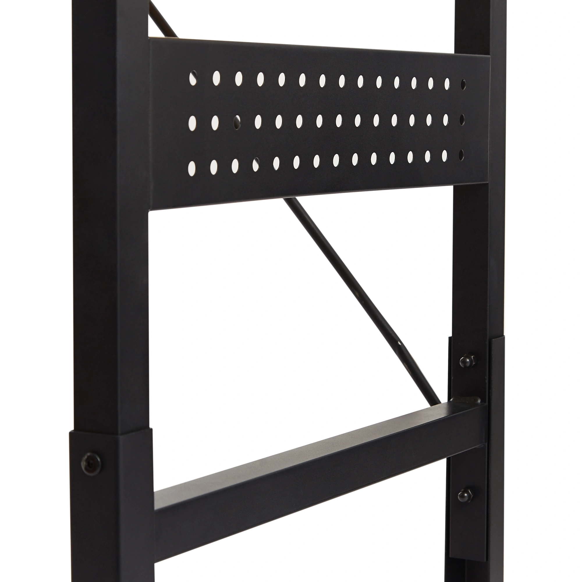 48'' Adjustable Workbench with Wheels, Heavy Duty Wooden Workstation 1600 lb, Pegboard, AC/USB Outlet, Hooks, Shelf for Garage Workshop view 14