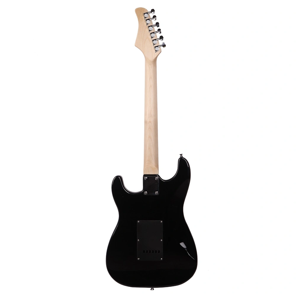 GST Stylish Electric Guitar Kit with Black Pickguard Sunset Color view 3