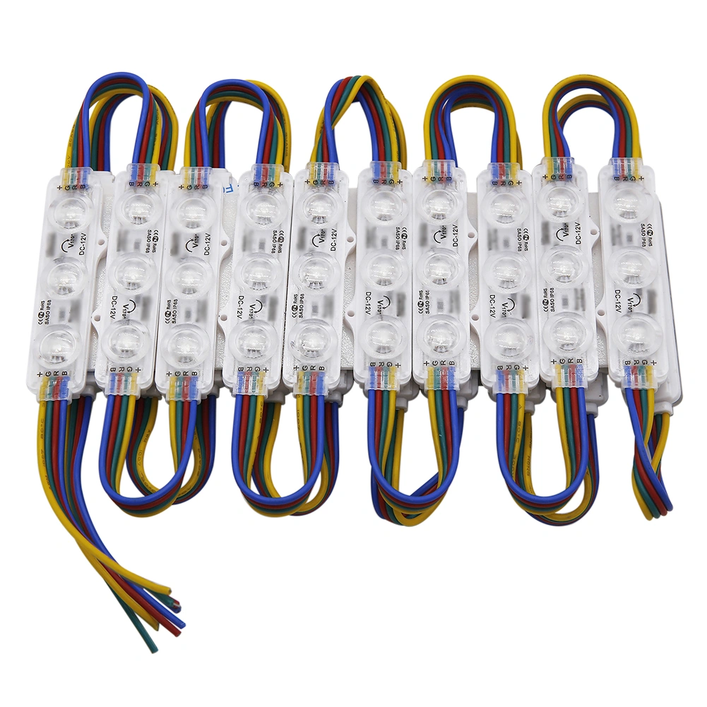RGB 5050 LED Sign Letters Waterproof Store Window Light Kit - IP65 Outdoor Display Box for Shop Front (110V US Plug)