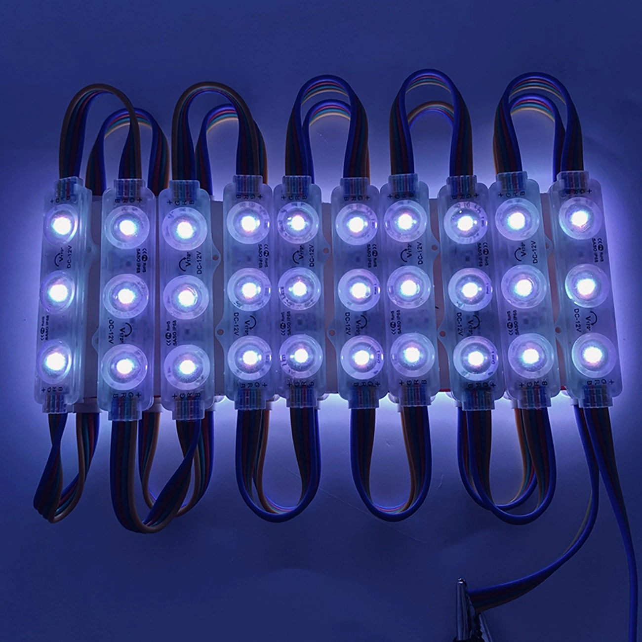 RGB 5050 LED Sign Letters Waterproof Store Window Light Kit - IP65 Outdoor Display Box for Shop Front (110V US Plug) view 20