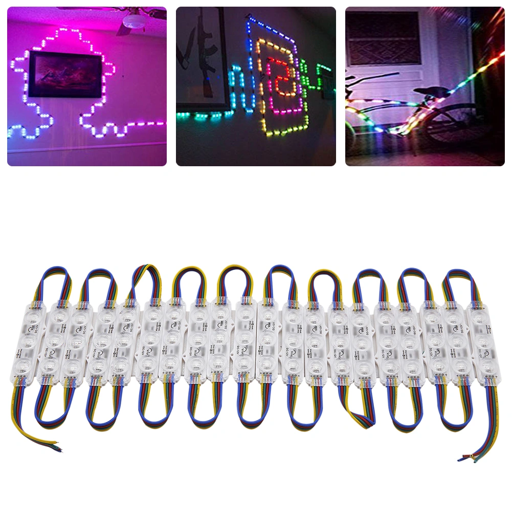 RGB 5050 LED Sign Letters Waterproof Store Window Light Kit - IP65 Outdoor Display Box for Shop Front (110V US Plug) view 3