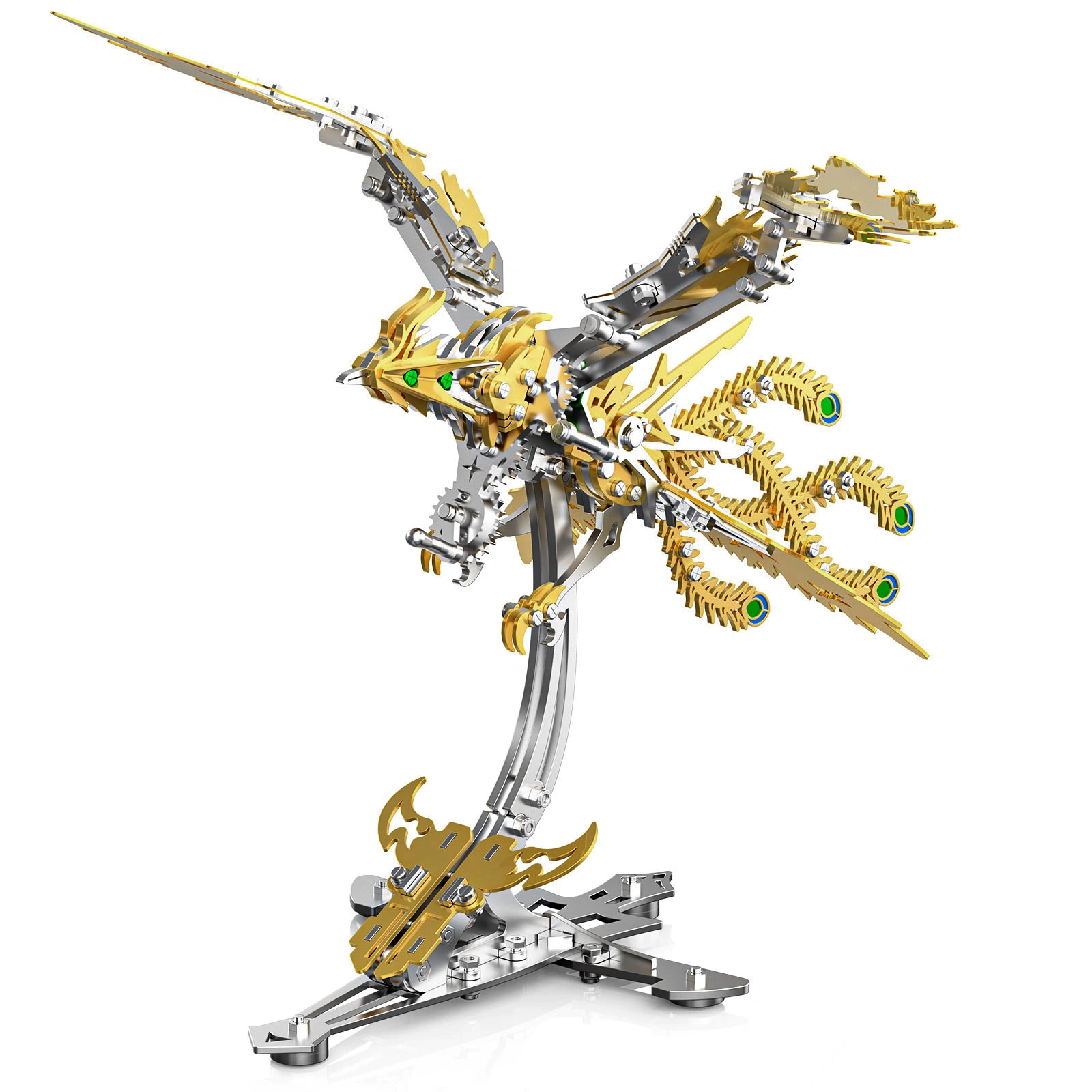 3D Metal Puzzle Mechanical Hornet Phoenix Ancient Dragon Kit DIY Assembly Model Collectible Gift