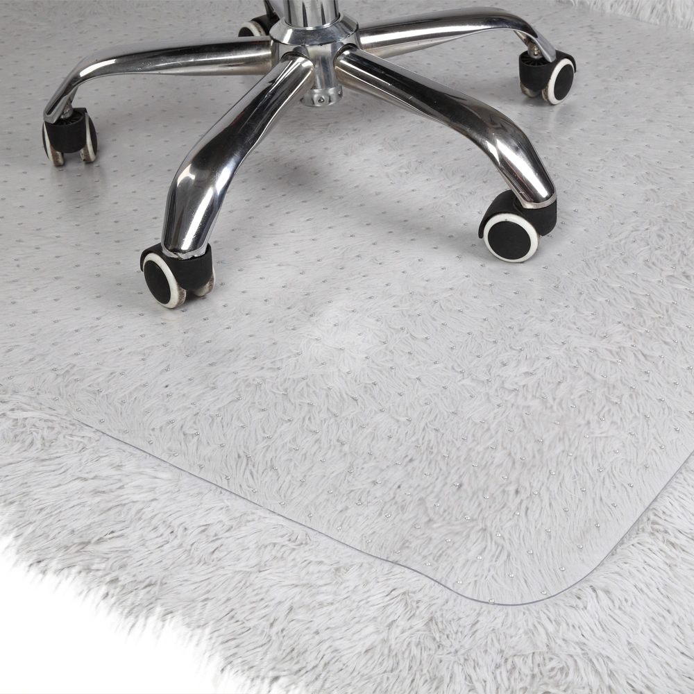3PCS 90 x 120 x 0.2cm PVC Home-use Protective Mat for Floor Chair Transparent view 8