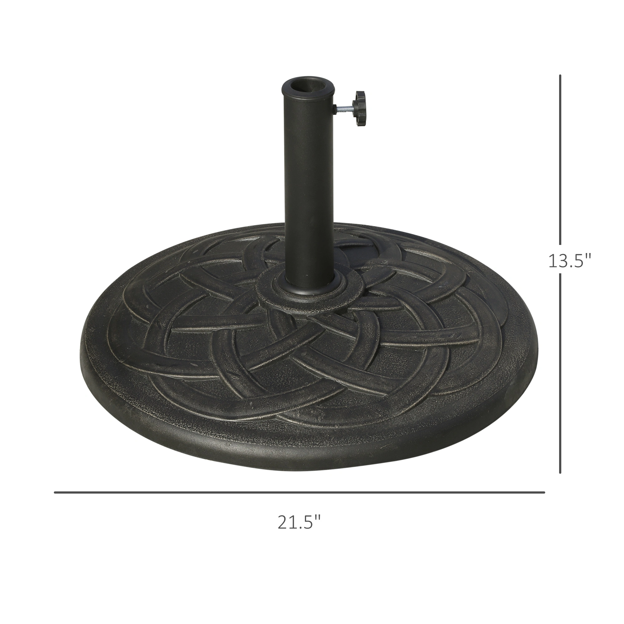 Umbrella Base Stand Weighted Patio Table Top Holder for Market Umbrellas Outdoor Garden view 2