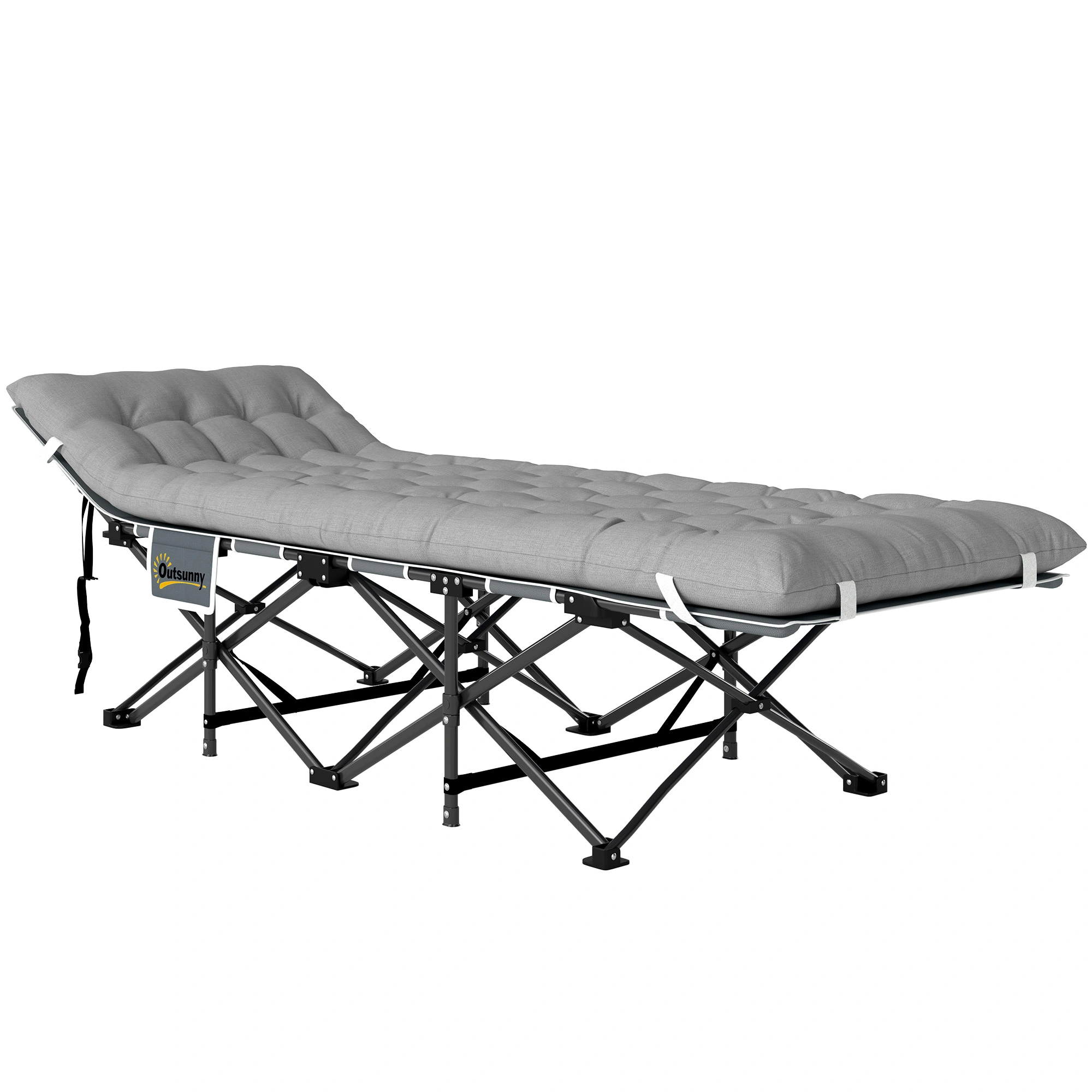 Portable Folding Camping Chair & Cot Set, Lightweight Aluminum Frame, Compact Foldable Outdoor Seating for Hiking, Picnic, Camping & Backpacking