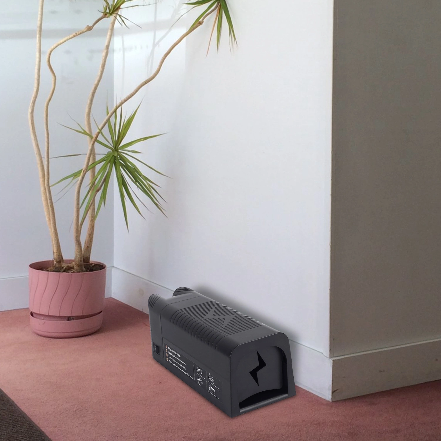 1800V Electric Rat Trap Rechargeable, Humane Rodent Killer for Mice Rats, Indoor Outdoor Pest Control, Easy-Clean Spacious Design view 3