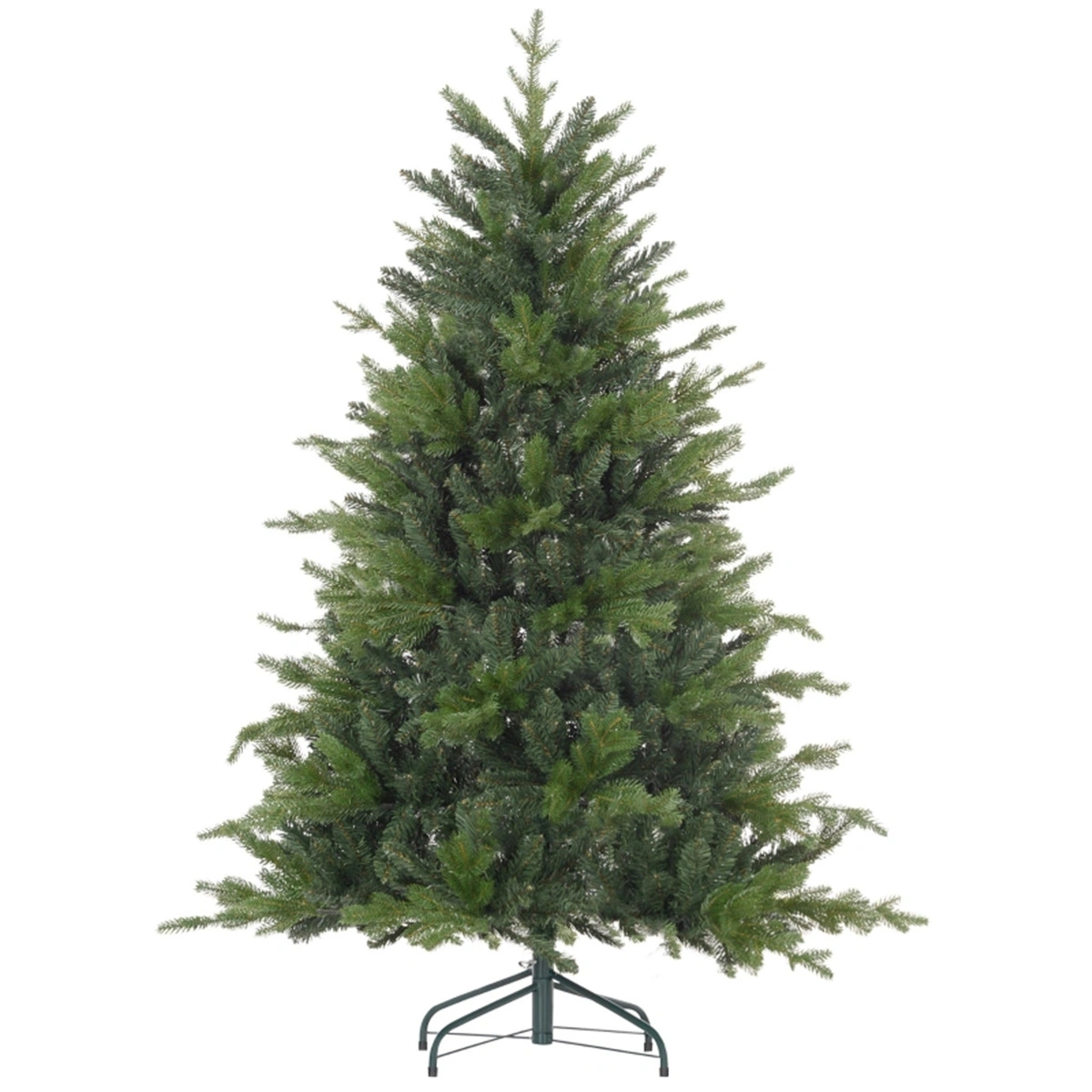 5 Ft Pre-Lit Artificial Christmas Tree with Lights and Ornaments, Full Full-Shape Holiday Tree for Home, Living Room, Office view 3