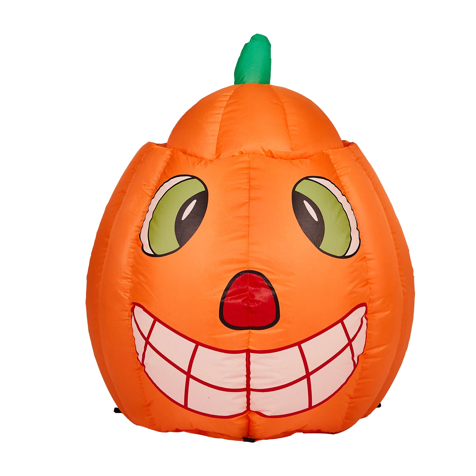 2.8 FT Halloween Inflatables Animated Pumpkin Ghost with Built-in LEDs, Outdoor Yard Decor for Garden Lawn Party view 4