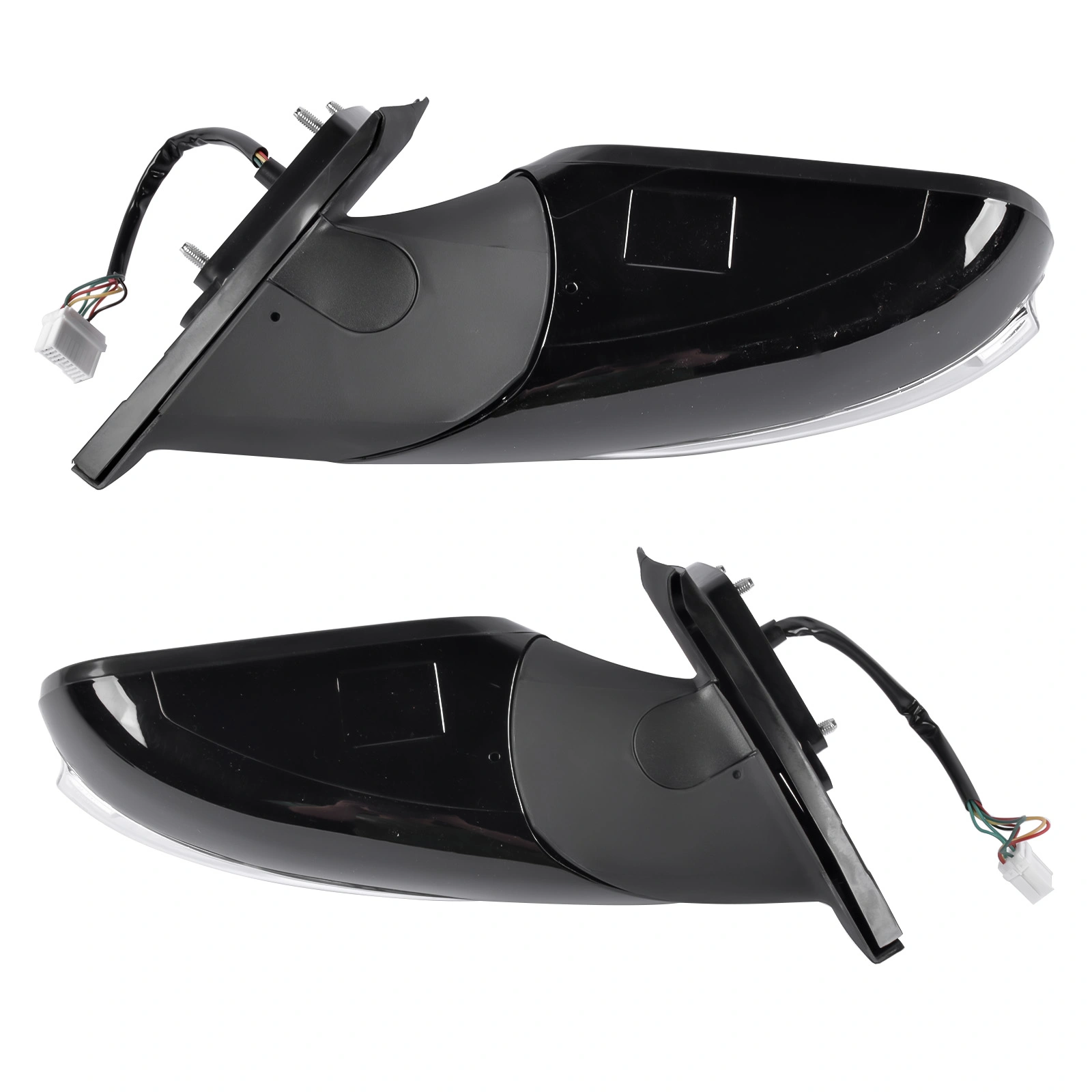 2x Power Mirrors Manual Folding & Heated & Turn Signal Fit for Hyundai Sonata 2.0L 2.4L 2011-2014 876103Q110 876203Q110 view 4
