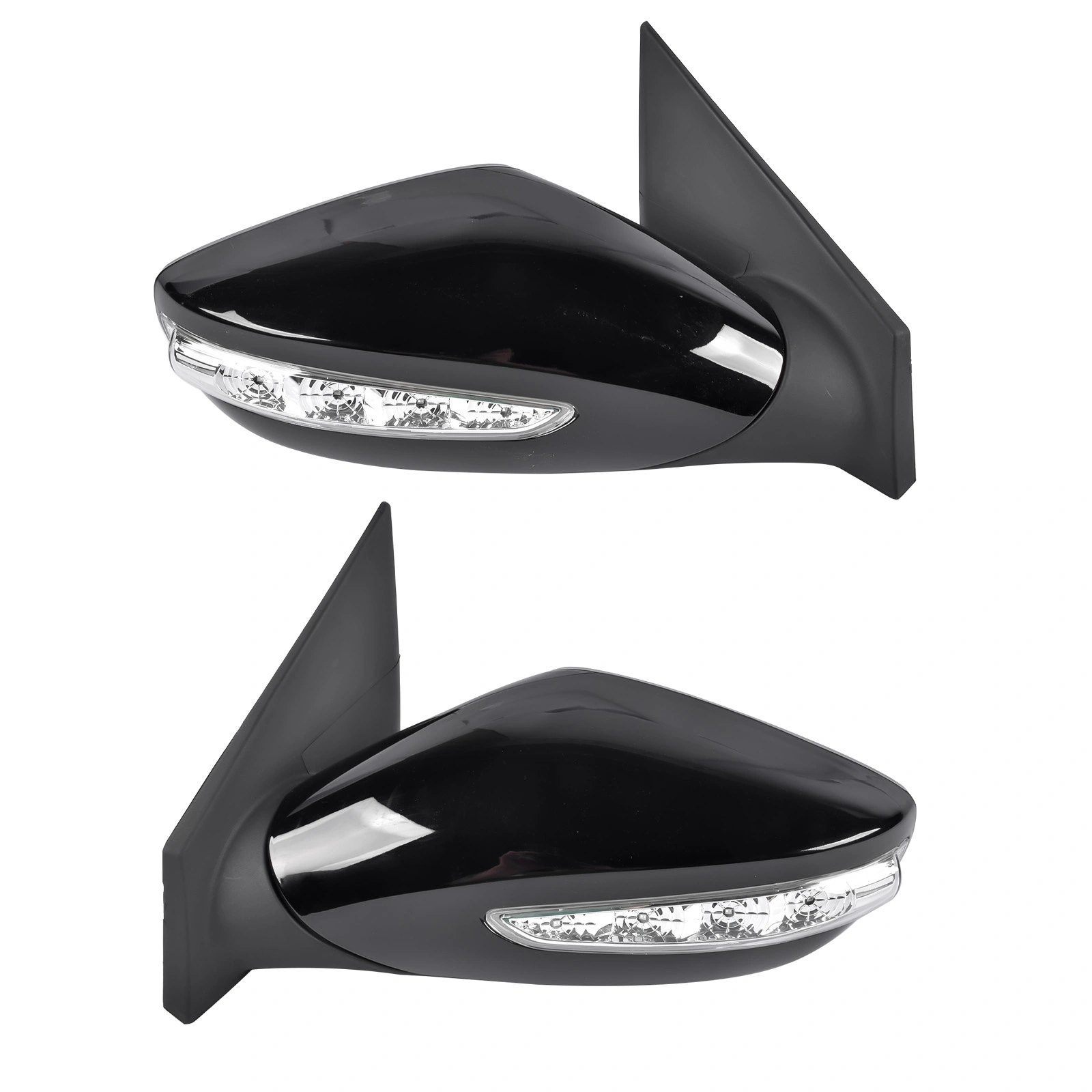 2x Power Mirrors Manual Folding & Heated & Turn Signal Fit for Hyundai Sonata 2.0L 2.4L 2011-2014 876103Q110 876203Q110 view 5