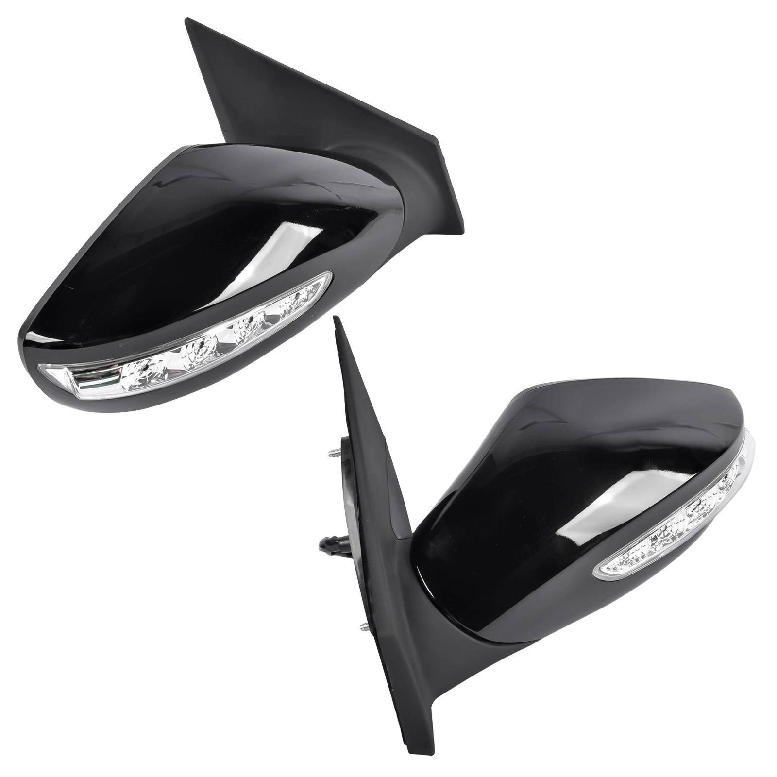 2x Power Mirrors Manual Folding & Heated & Turn Signal Fit for Hyundai Sonata 2.0L 2.4L 2011-2014 876103Q110 876203Q110 view 6