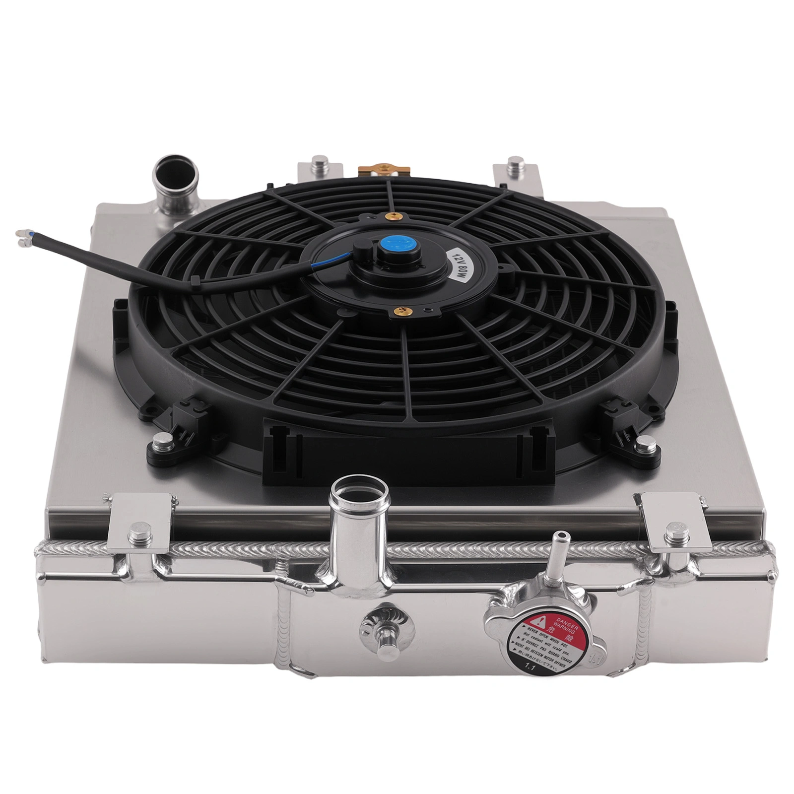Aluminum Cooling Radiator fit for Honda Del Sol 1993-1997 MT+Fan Shroud Kit