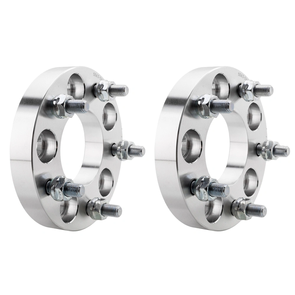 2 Wheel Spacers Adapters 5x4.5 to 5x4.75 1 Inch Thick 5x114.3 to 5x120 12x1.5 view 10