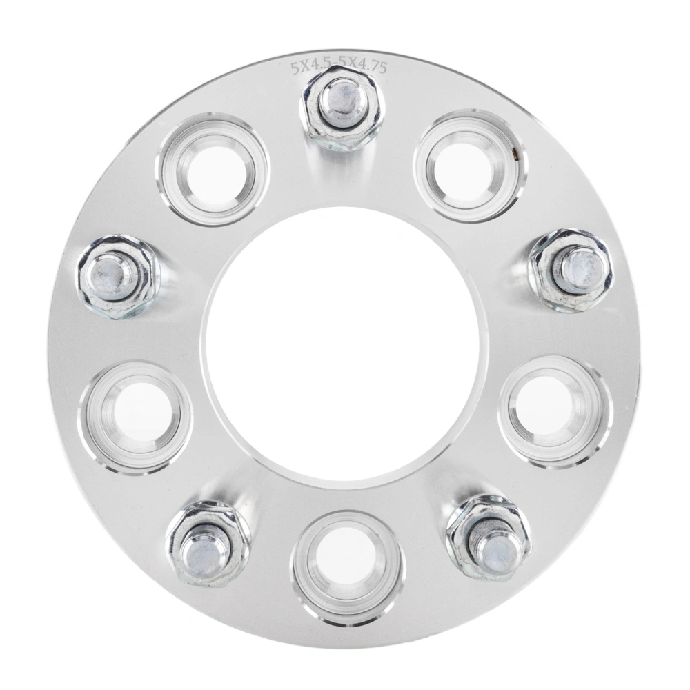 2 Wheel Spacers Adapters 5x4.5 to 5x4.75 1 Inch Thick 5x114.3 to 5x120 12x1.5 view 3