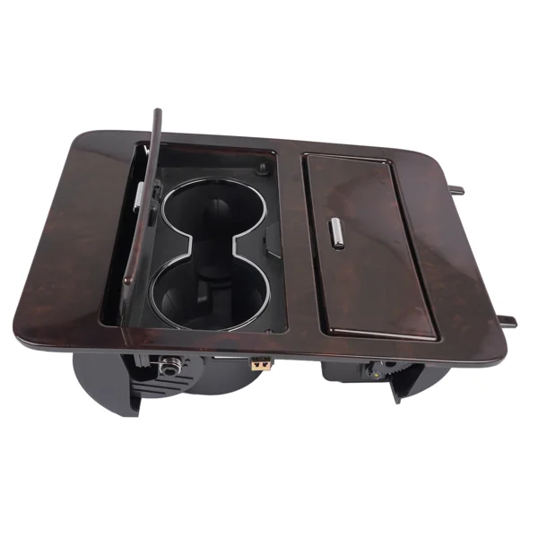 New Console Cup Holder Woodgrain Fits for Cadillac Escalade Chevrolet Suburban Silverado GMC Yukon Sierra 1500 2500HD 3500HD 2007-2014 23164631 20811675 view 3