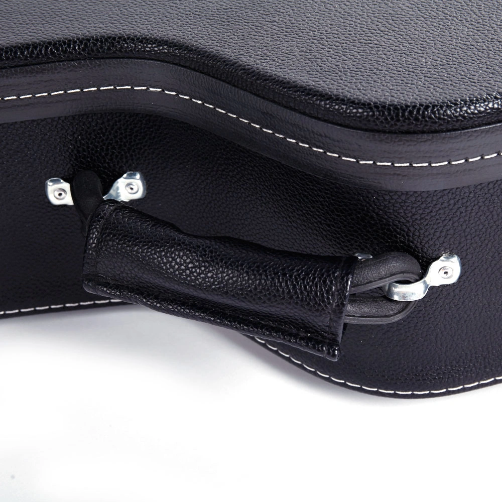 41" Folk Guitar Hardshell Carrying Case Fits Most Acoustic Guitars Microgroove Flat Black view 10