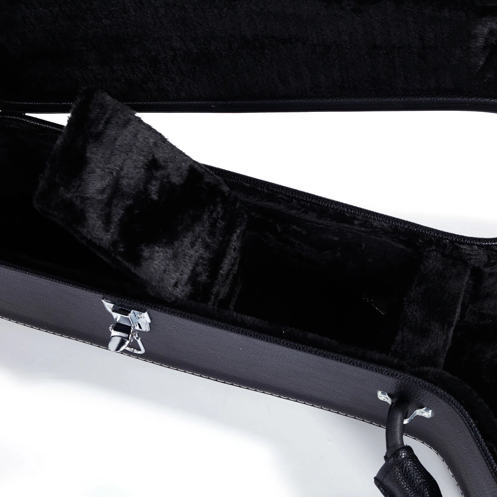 41" Folk Guitar Hardshell Carrying Case Fits Most Acoustic Guitars Microgroove Flat Black view 11