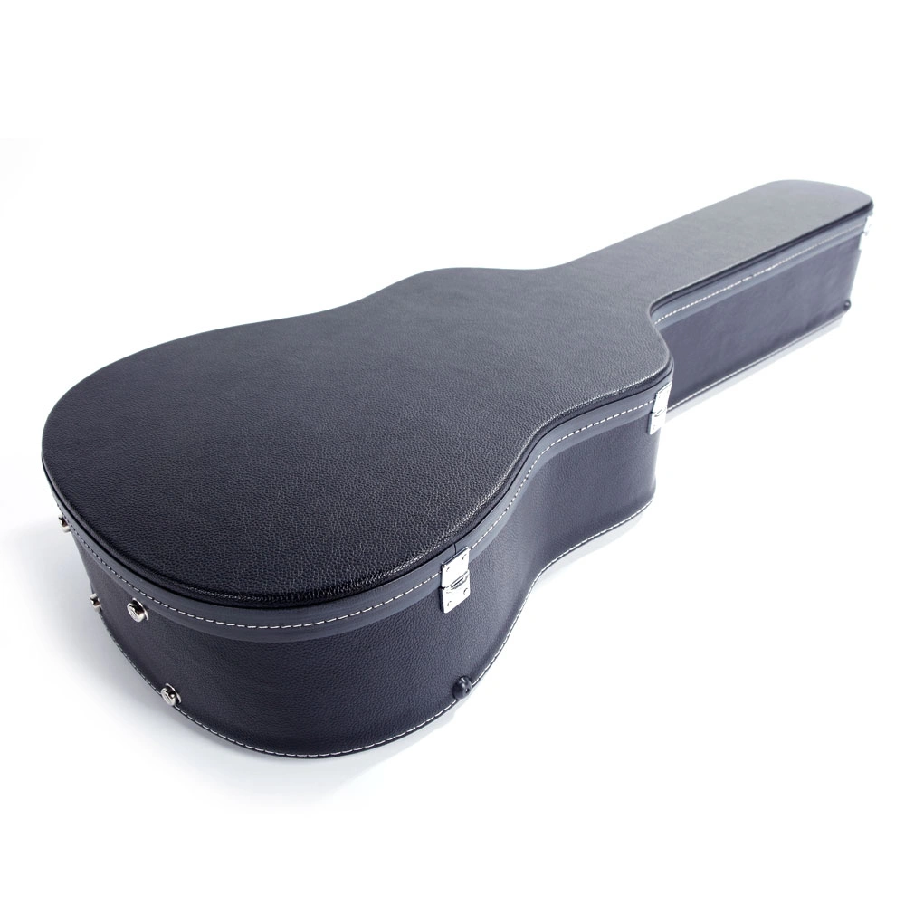 41" Folk Guitar Hardshell Carrying Case Fits Most Acoustic Guitars Microgroove Flat Black view 12