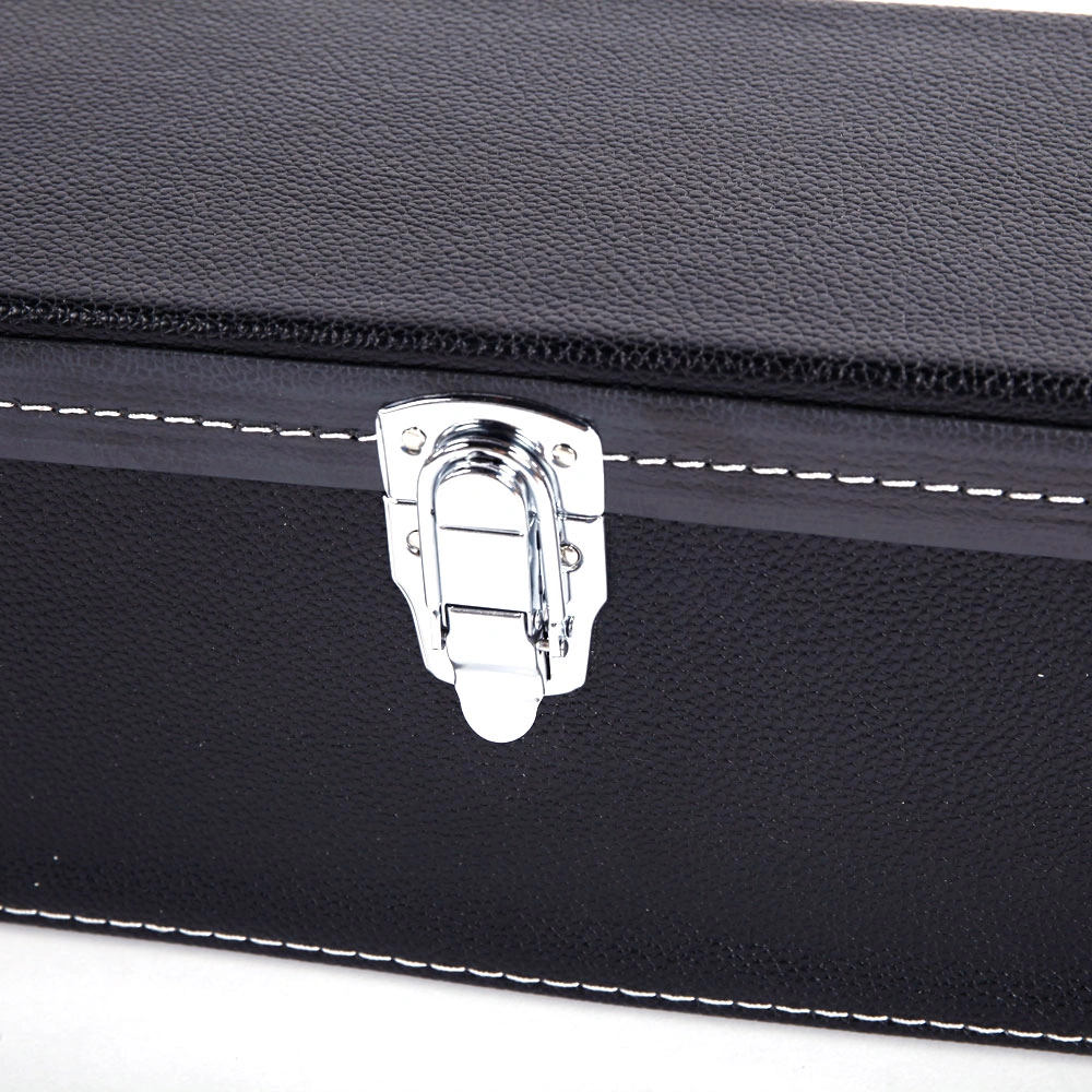 41" Folk Guitar Hardshell Carrying Case Fits Most Acoustic Guitars Microgroove Flat Black view 13