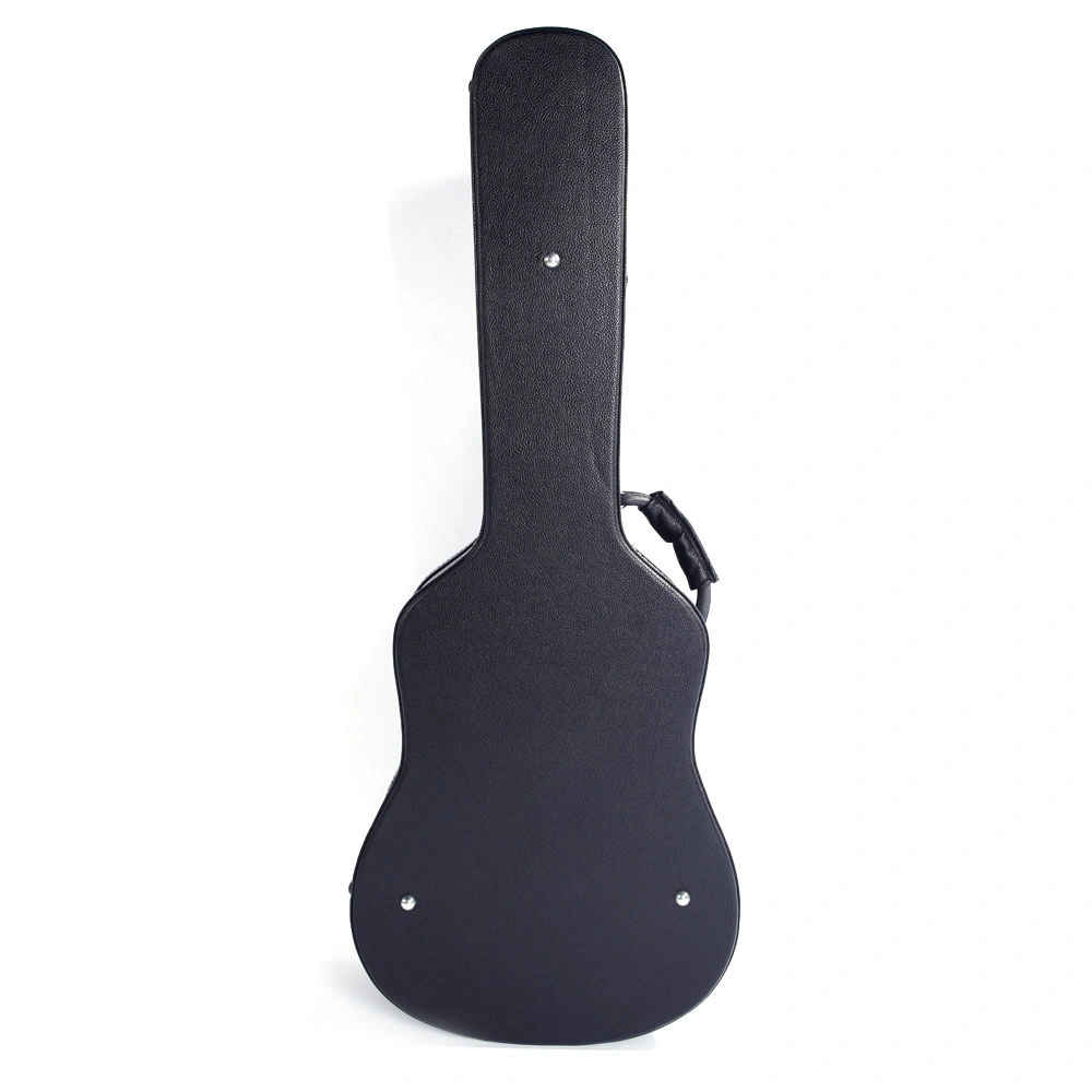 41" Folk Guitar Hardshell Carrying Case Fits Most Acoustic Guitars Microgroove Flat Black view 6