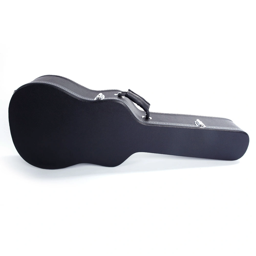 41" Folk Guitar Hardshell Carrying Case Fits Most Acoustic Guitars Microgroove Flat Black view 7