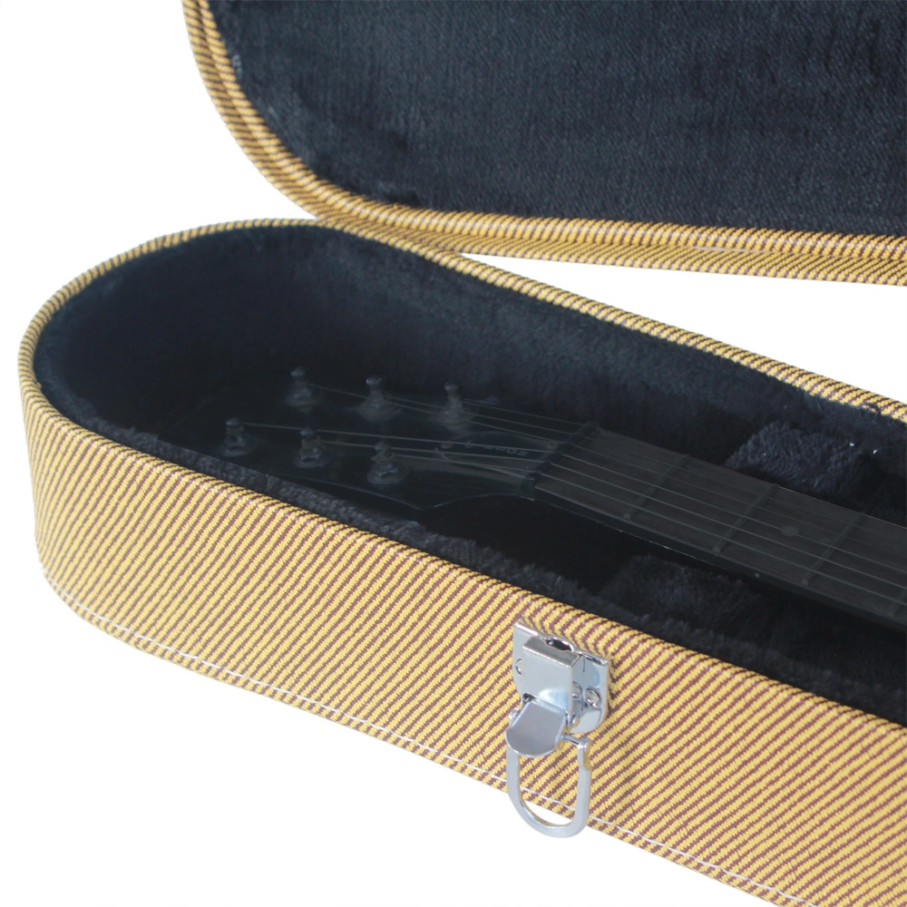 Hard-Shell Electric Guitar Case for GLP Style Electric Guitar Bulge Surface Yellow view 3