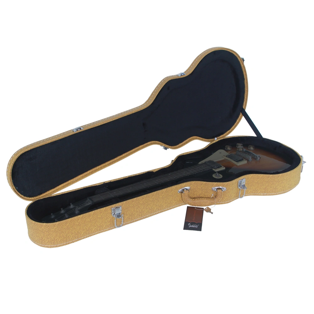 Hard-Shell Electric Guitar Case for GLP Style Electric Guitar Bulge Surface Yellow view 4