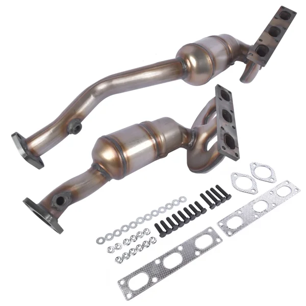 Manifold Catalytic Converter Replacement for BMW 330i 330ci 330xi 2001-2005 20H22-16/17 view 3