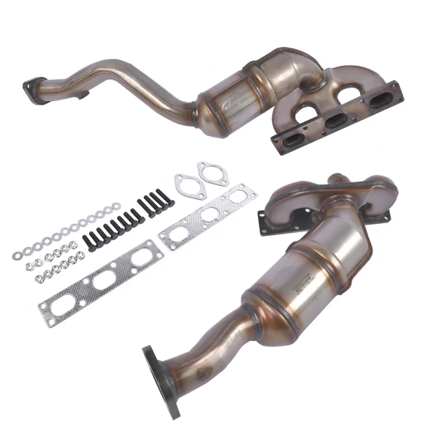 Manifold Catalytic Converter Replacement for BMW 330i 330ci 330xi 2001-2005 20H22-16/17 view 5