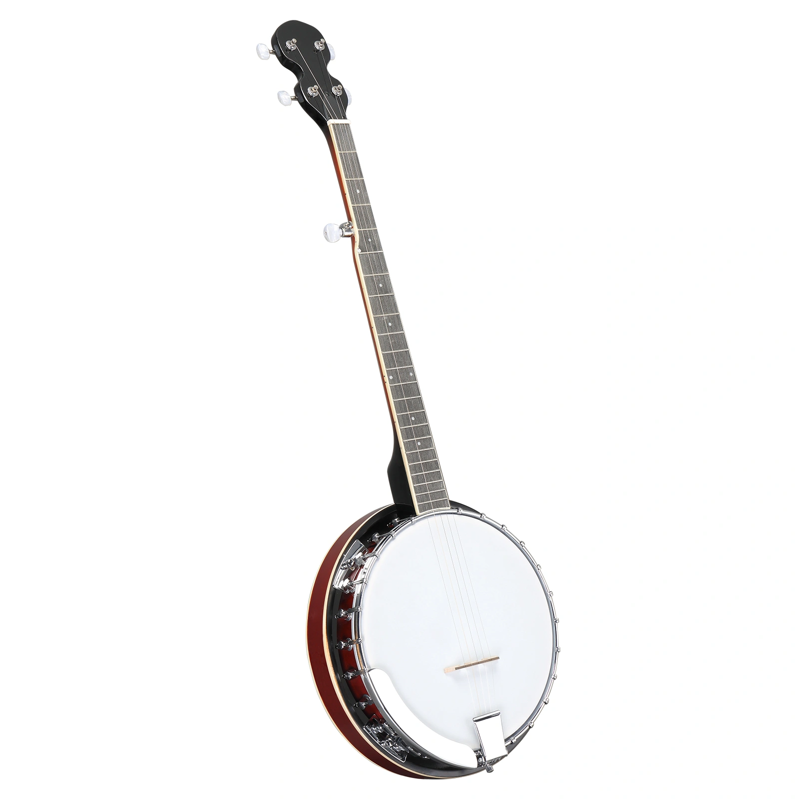 Full Size 5 String Right Handed Banjos Set with Closed Solid Sapele Back & Premium Mahogany Neck and Premium Accessories view 9