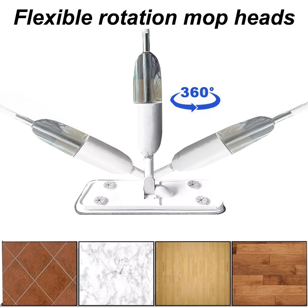 550ml Spray Mop for Floor Cleaning with 5 Reusable Microfibre Pads & Refillable Water Tank view 5