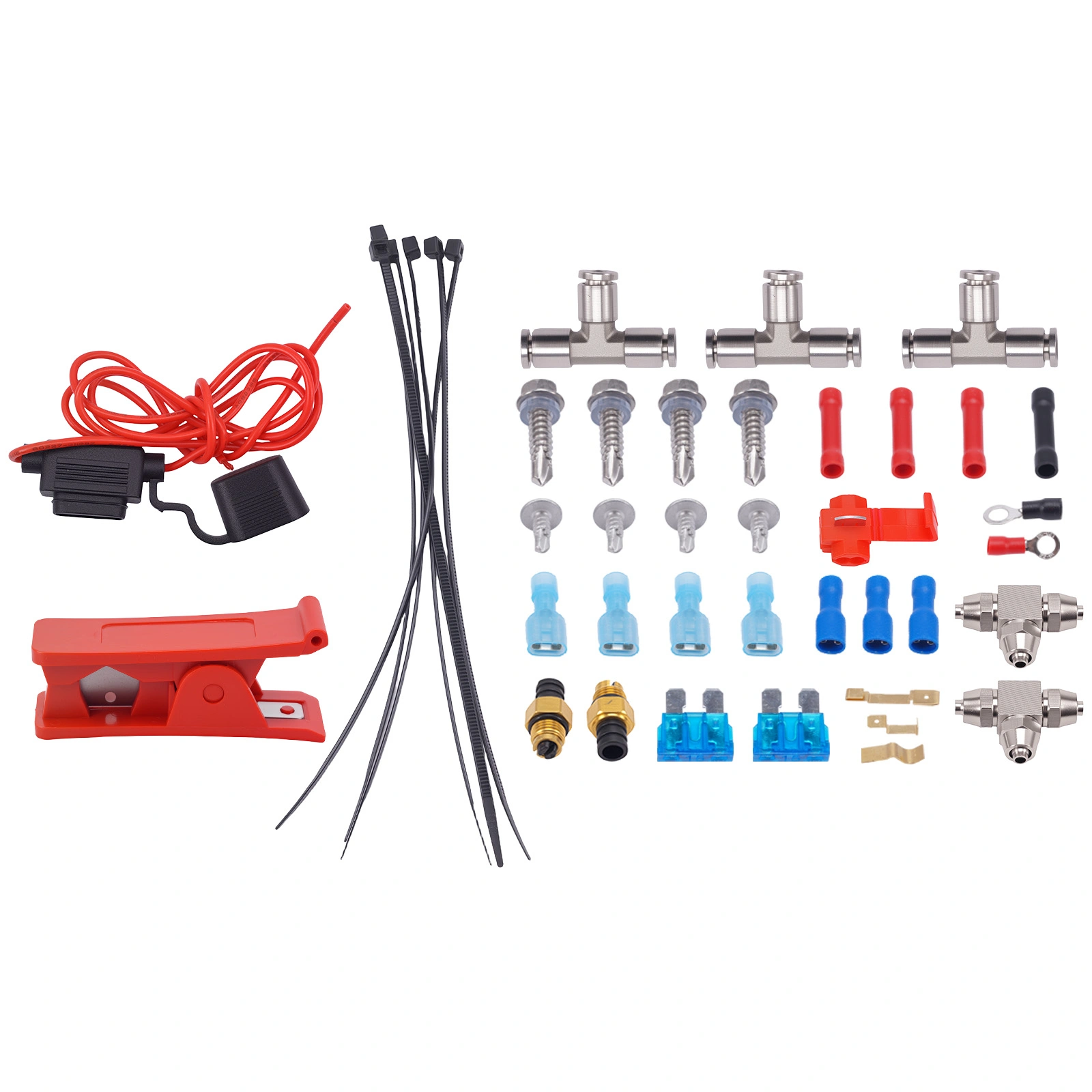 Universal Air shock Compressor Springs Controller Kit for Vans Pickups Air Compressor view 2