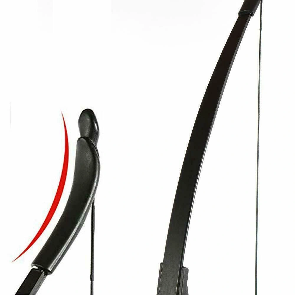 53 Zoll Takedown Recurvebogen 40 lbs mit Fiberglas-Pfeilen, Komplettes Bogenschießen Set für Jagd view 3