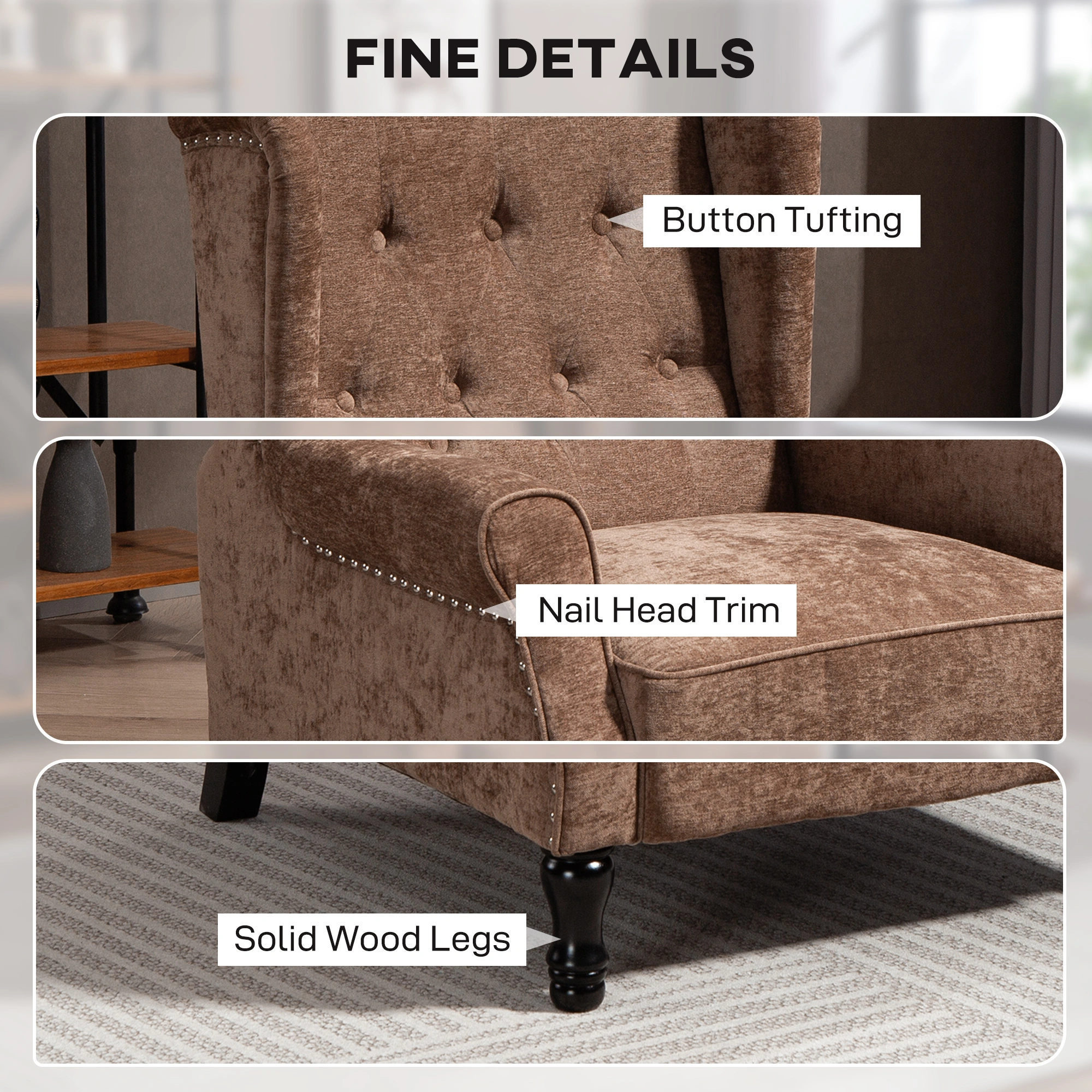 Premium Massage Office Chair, Ergonomic High Back Executive Swivel Chair with Lumbar Support for Home Office view 3