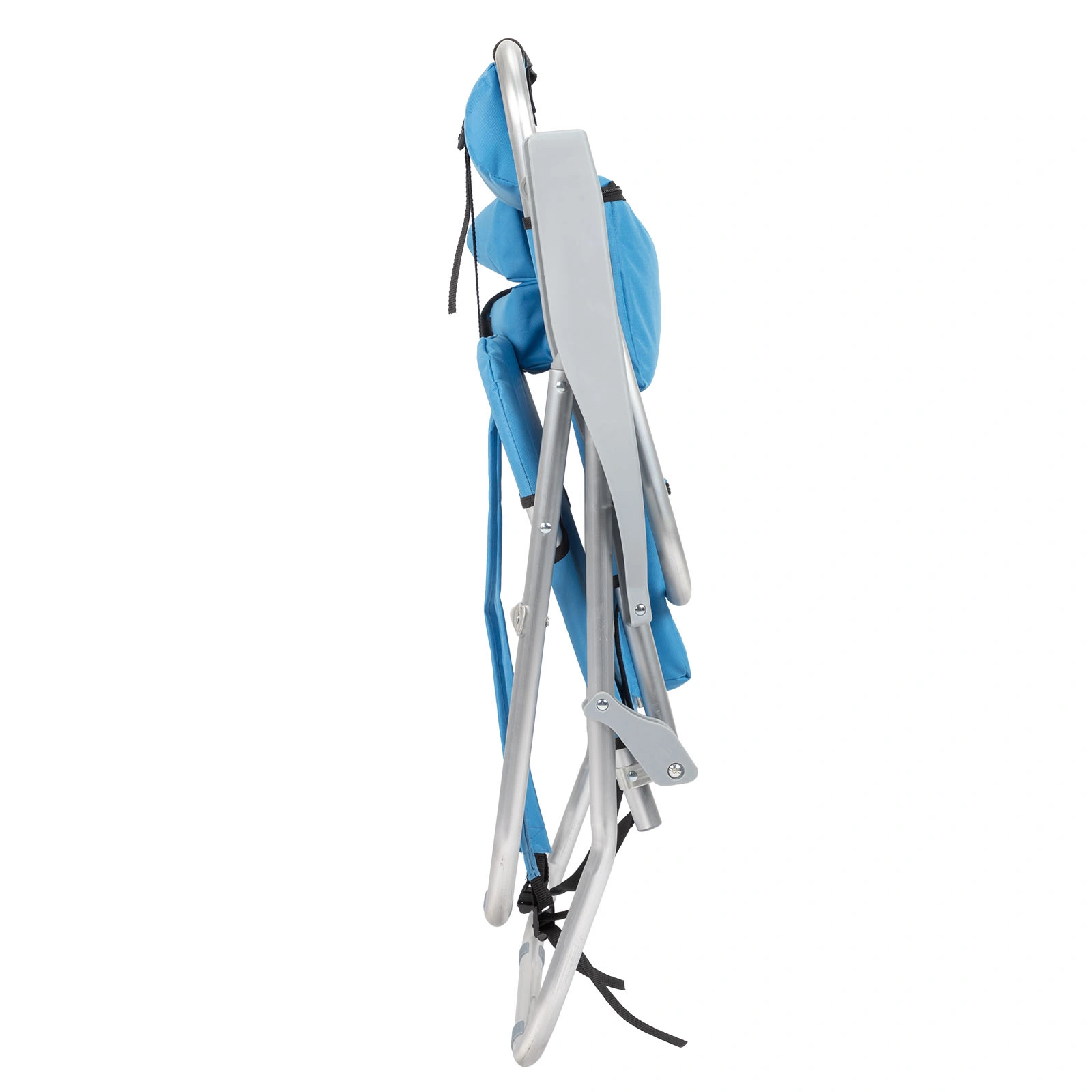 63*70*99cm Heightened Oxford Cloth Silver White Aluminum Tube Bearing 100kg Beach Chair Blue view 13