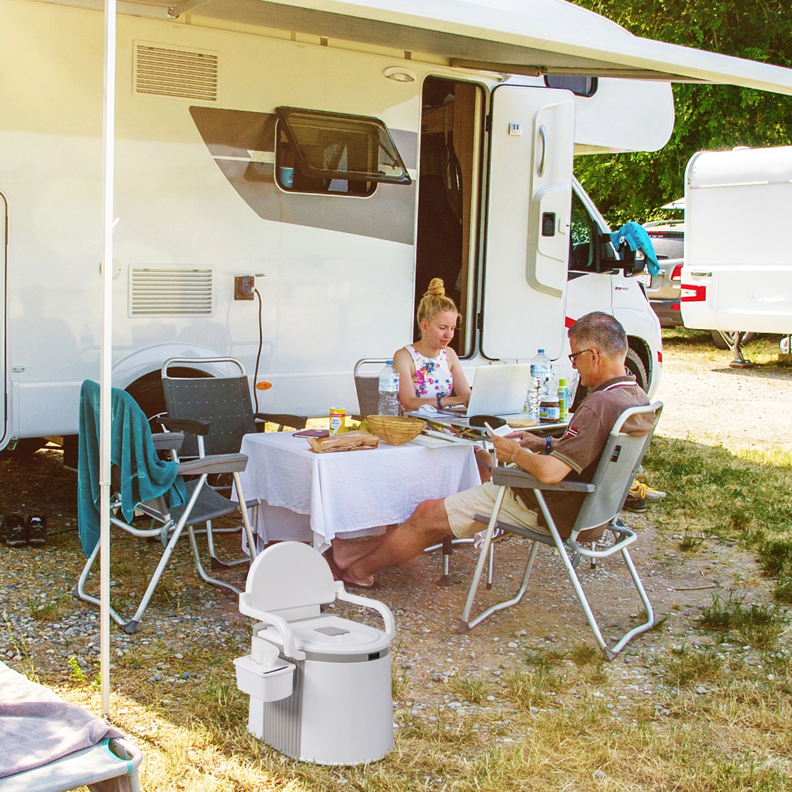 Outdoor Portable Toilet/Portable Travel Toilet for Camping /Hiking Toilet / /Fishing Toilet…/ view 12