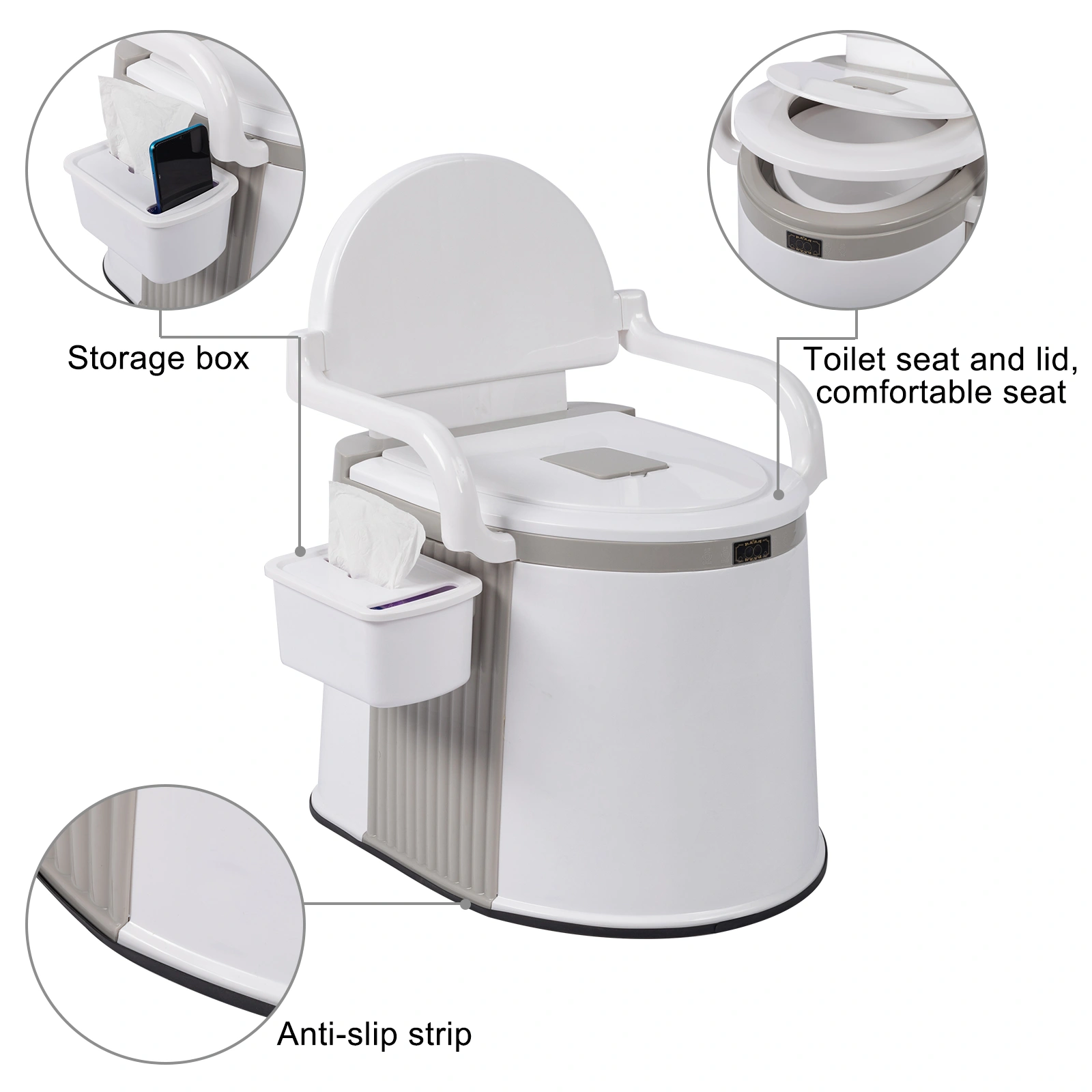 Outdoor Portable Toilet/Portable Travel Toilet for Camping /Hiking Toilet / /Fishing Toilet…/ view 7