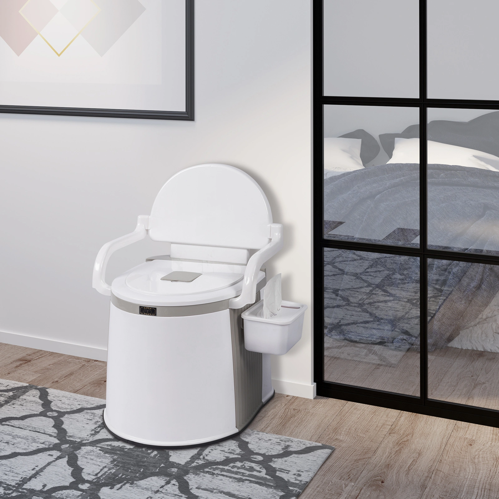 Outdoor Portable Toilet/Portable Travel Toilet for Camping /Hiking Toilet / /Fishing Toilet…/ view 9