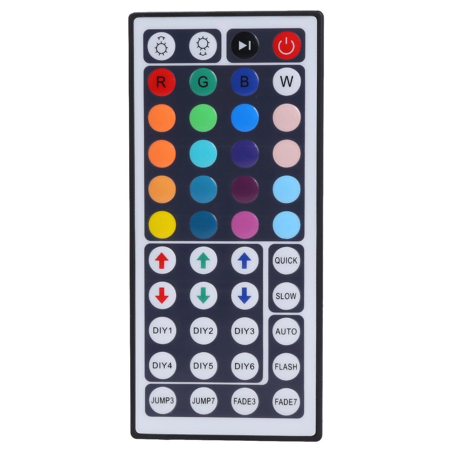 44 Keys IR Remote Controller with Dual Connector for RGB LED Light Strip - 44-Key Infrared RF Remote Control Kit view 3
