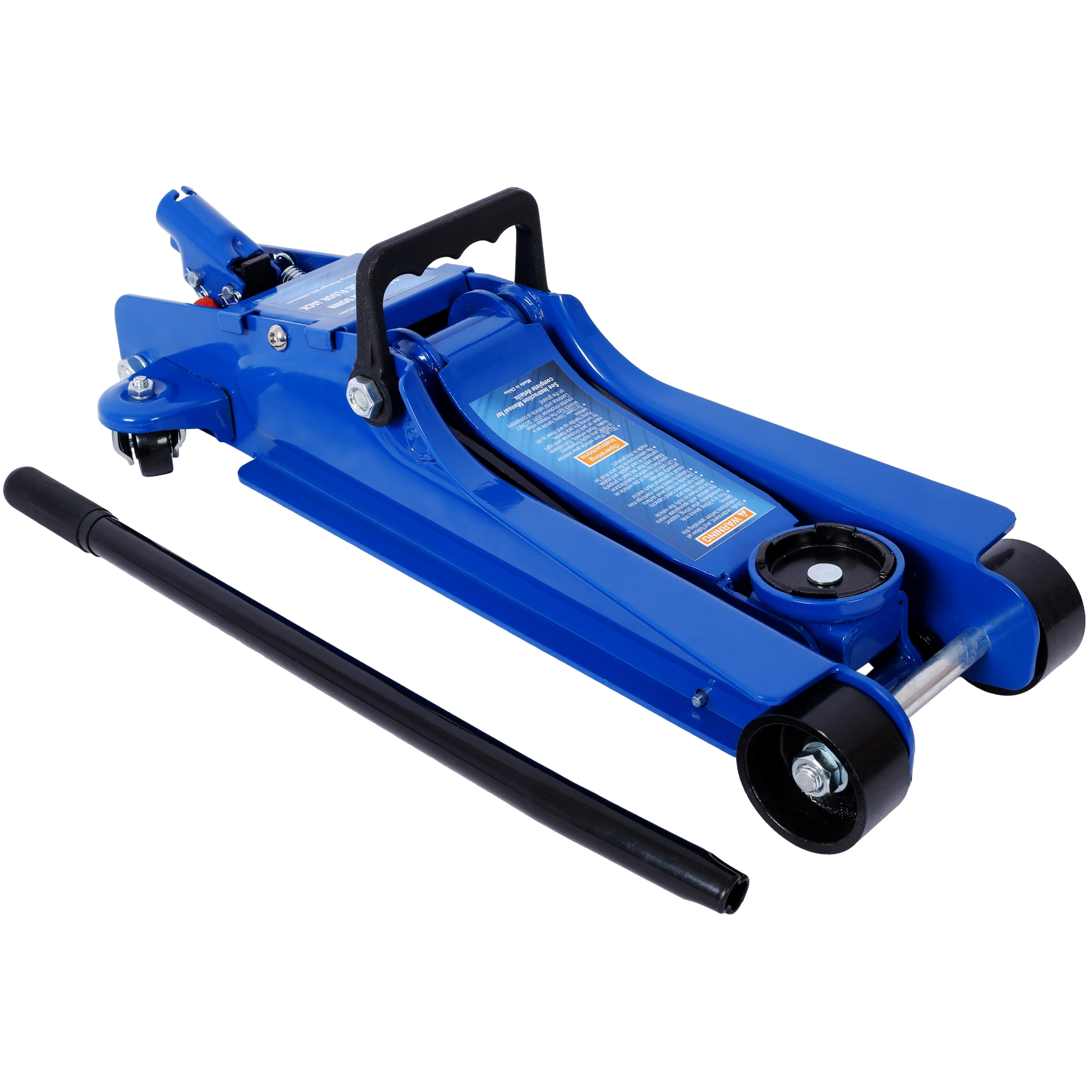 2.5 Ton Low Profile Racing Floor Jack - Heavy Duty Steel, Single Piston Lift Pump, 3.5"-14.5" Lifting Range view 12
