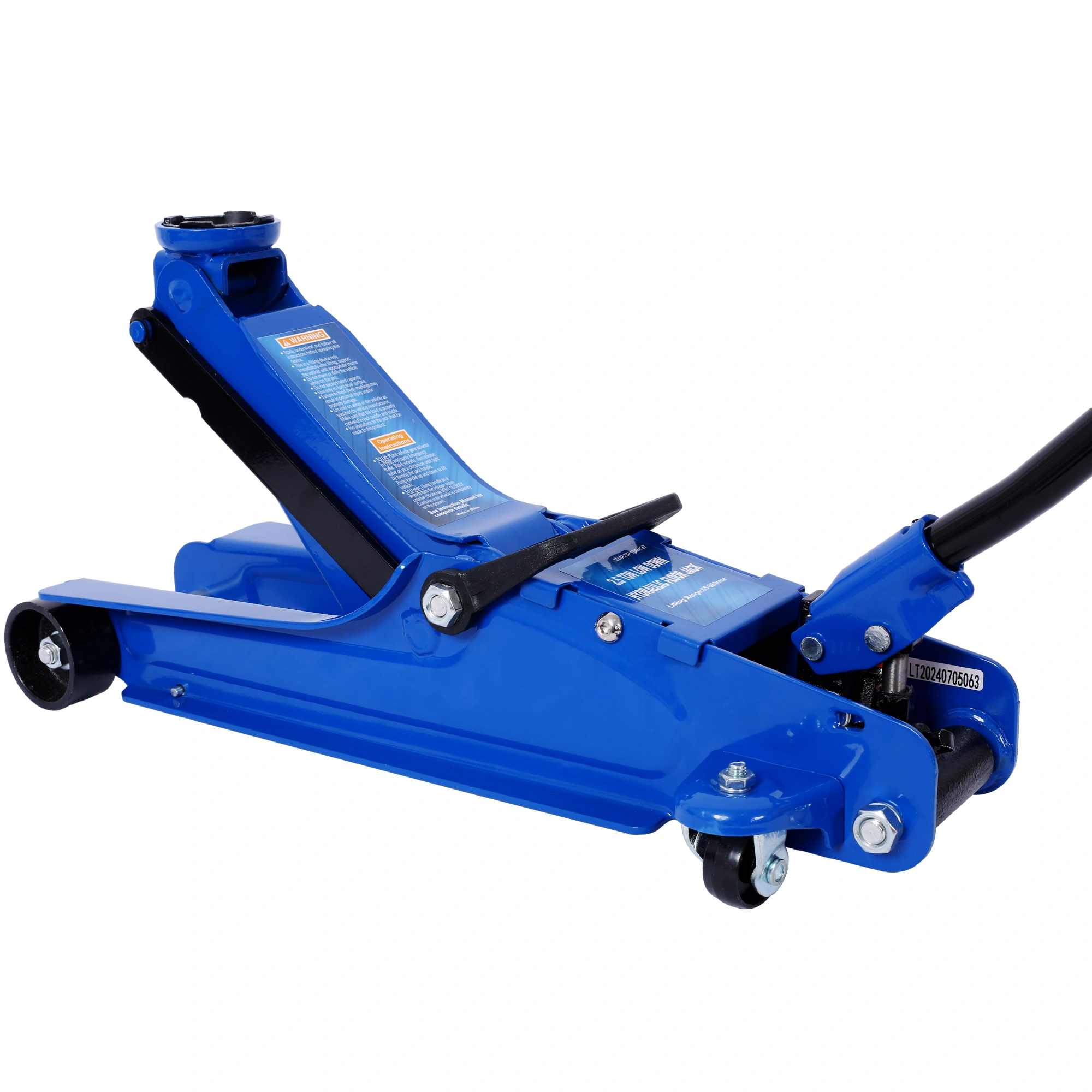 2.5 Ton Low Profile Racing Floor Jack - Heavy Duty Steel, Single Piston Lift Pump, 3.5"-14.5" Lifting Range view 15