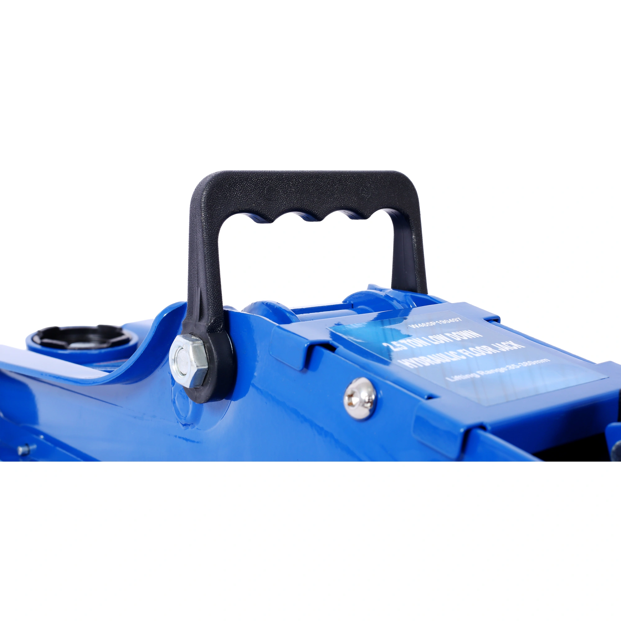 2.5 Ton Low Profile Racing Floor Jack - Heavy Duty Steel, Single Piston Lift Pump, 3.5"-14.5" Lifting Range view 16
