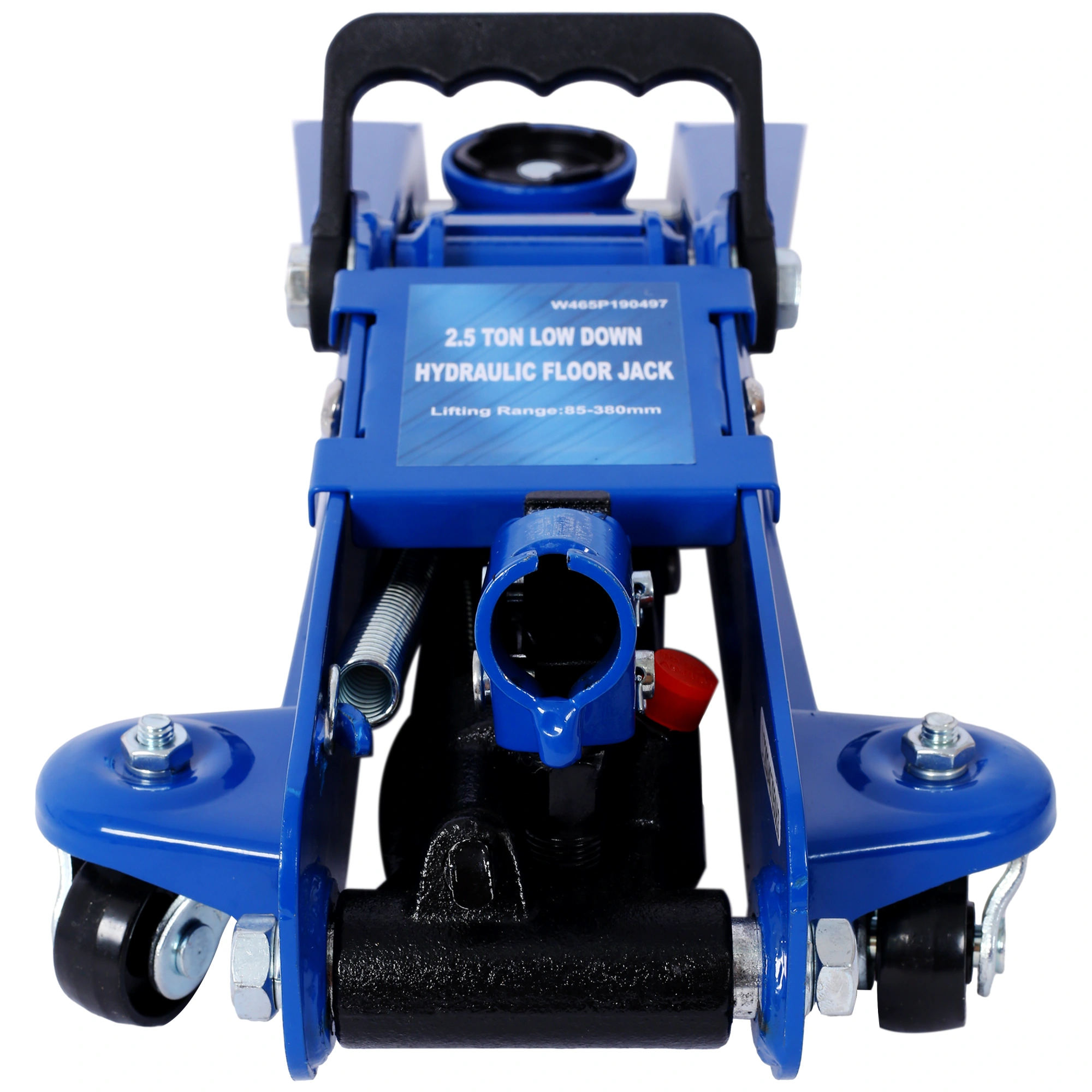 2.5 Ton Low Profile Racing Floor Jack - Heavy Duty Steel, Single Piston Lift Pump, 3.5"-14.5" Lifting Range view 5