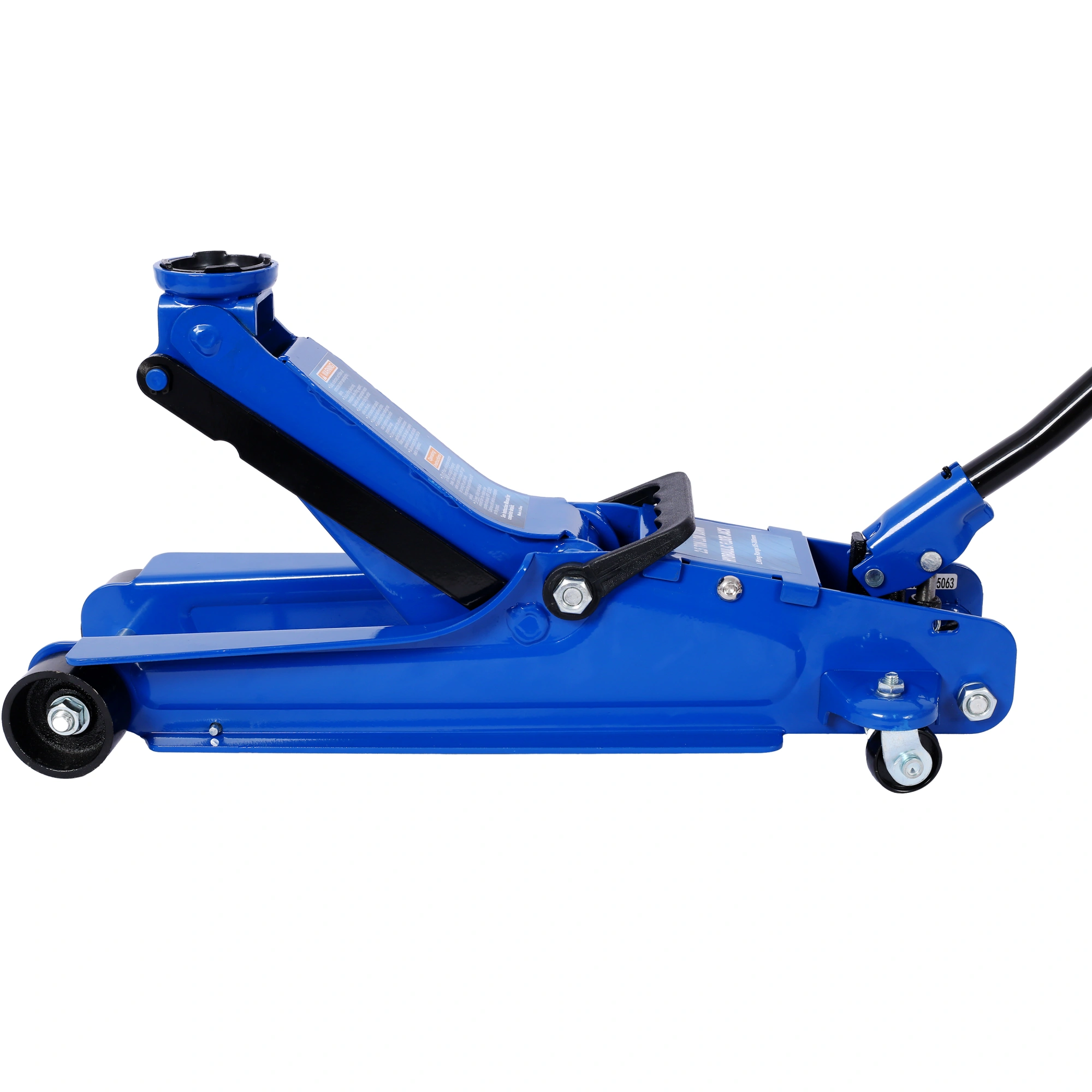 2.5 Ton Low Profile Racing Floor Jack - Heavy Duty Steel, Single Piston Lift Pump, 3.5"-14.5" Lifting Range view 6